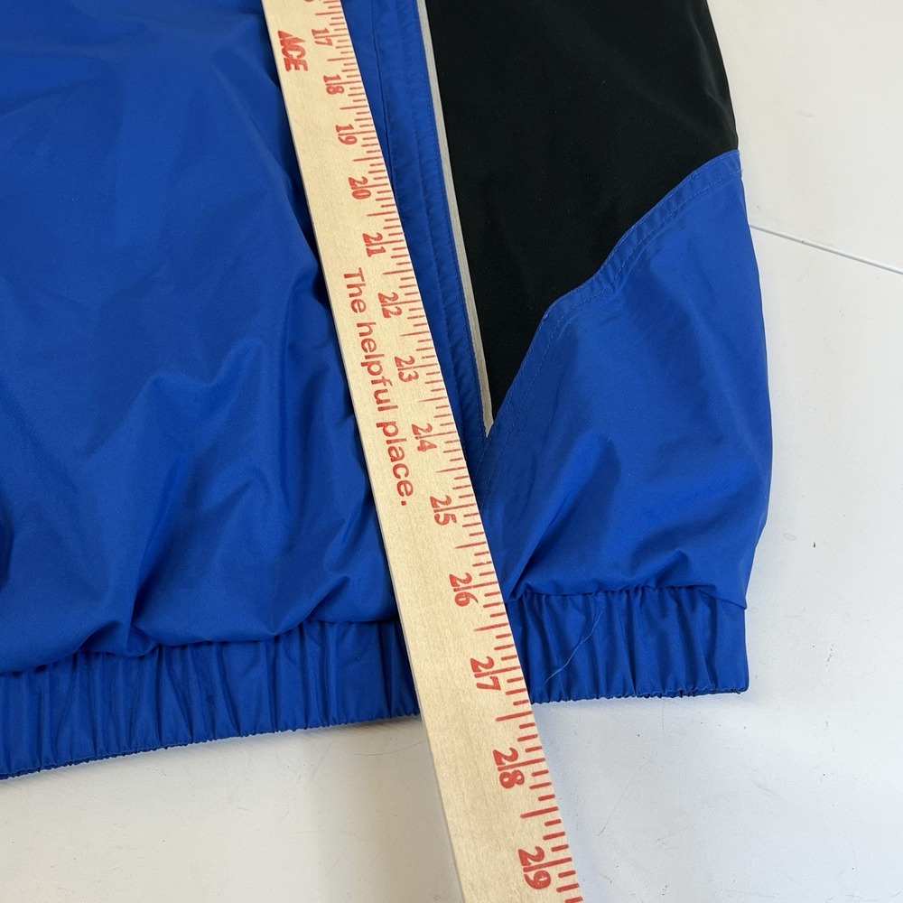 Dryjoys Foot Joy‎ Mens Lg. Blue Jacket  1/2 Zip Pullover Golf Jacket Windbreaker - Picture 11 of 13